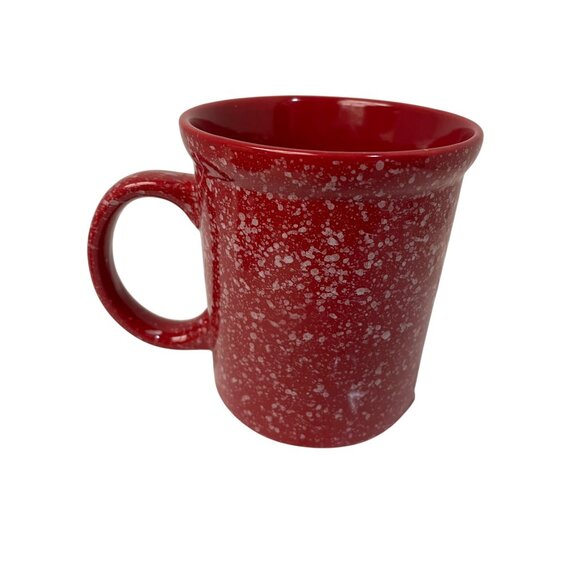 Designo Red Speckled Ceramic Coffee Mug  Read - Picture 4 of 13